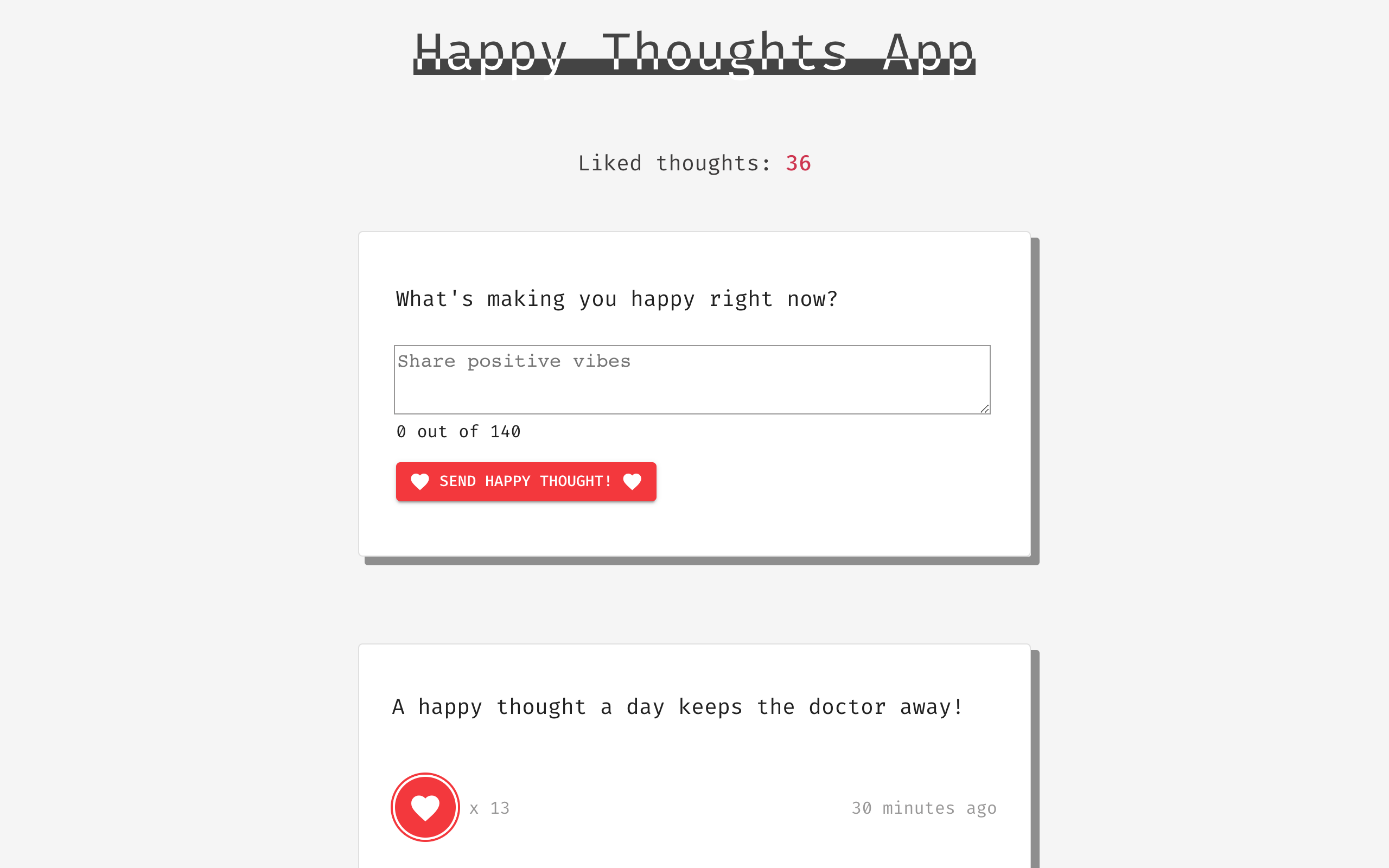 picture of project happy thoughts